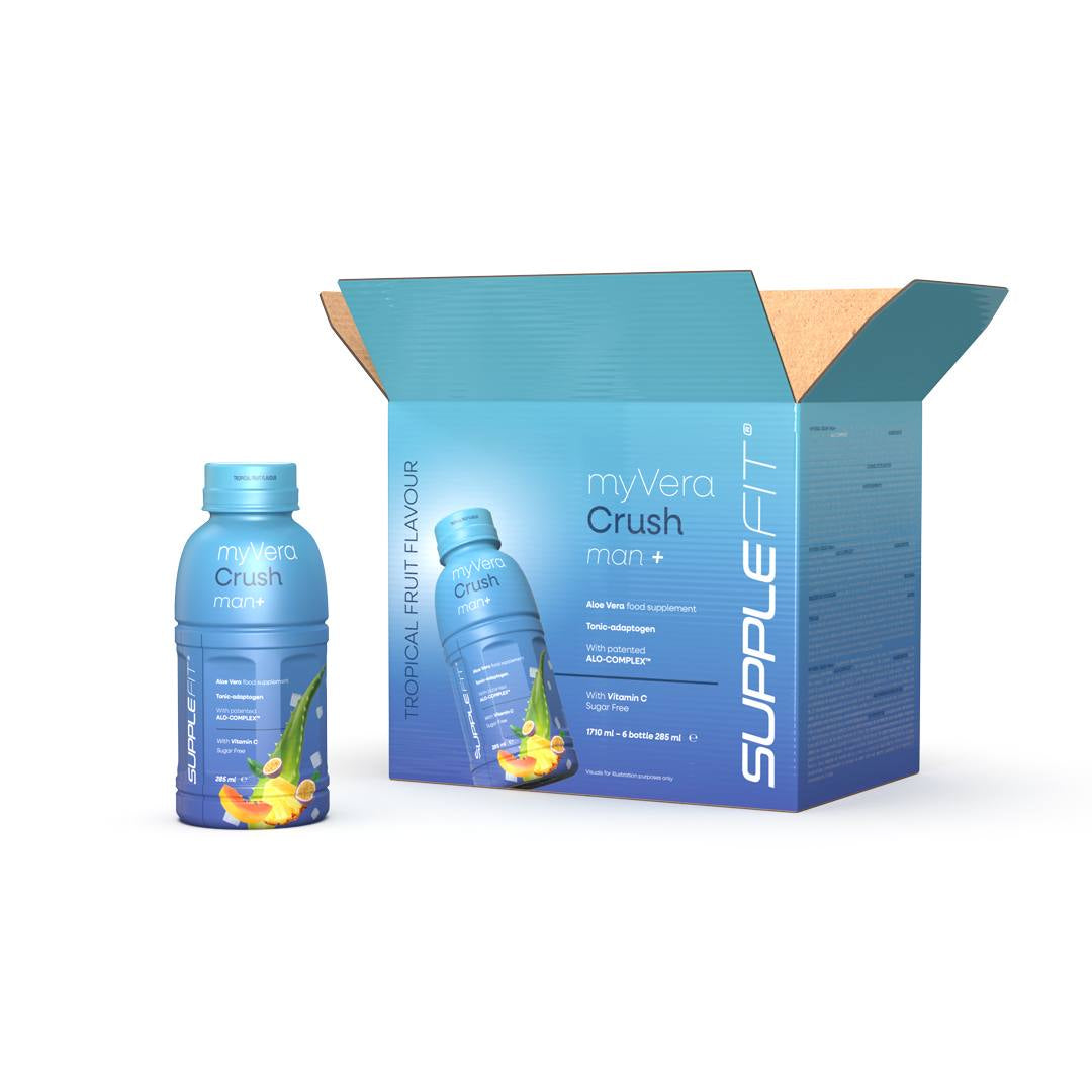 INTA003-12 MYVERA CRUSH Man + Complément alimentaire en bouteille unidose